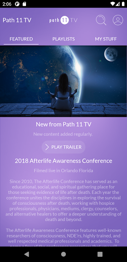 Android application Path 11 TV screenshort