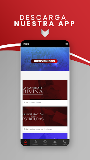 Android application Nueva Jerusalén screenshort