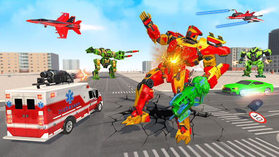 Ambulance Robot Shooting Game 1.0 APK + Mod (Free purchase) for Android