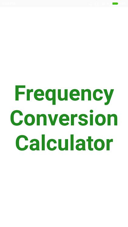 Frequency Converter - 3.1.6 - (Android)