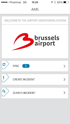 Android application Airport Monitoring System HIF screenshort