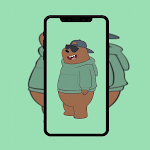 Cover Image of Tải xuống Cute Bear Cartoon Wallpaper 3.0 APK