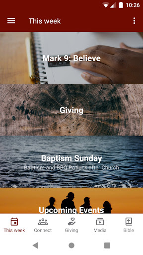 Android application Calvary Chapel Walla Walla screenshort
