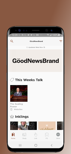 Android application The Good News Brand screenshort