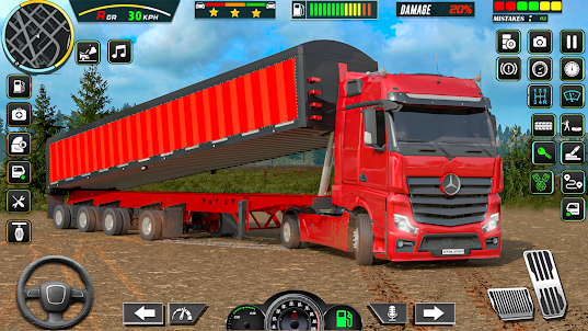US-Lastwagen-Spiel: Truck 3D