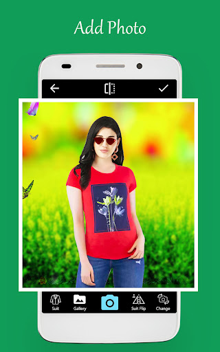 Women T shirt photo editor Screen 2
