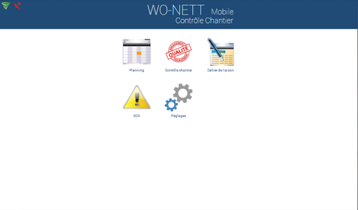 Android application Wo Controle Chantier screenshort