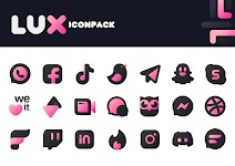 screenshot of Pink IconPack : LuX