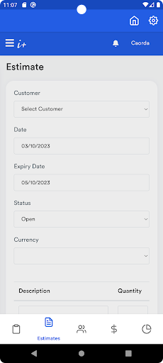 Invoice+ Screen 3