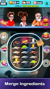 Food Merge - Idle Clicker Game Screenshot