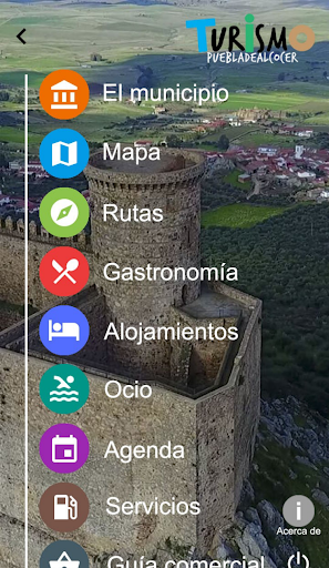 Android application Puebla de Alcocer screenshort