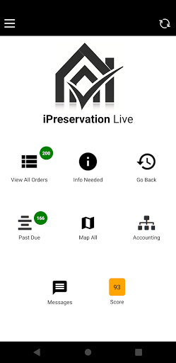 Android application iPreservation Live screenshort