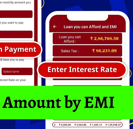 EMI to Loan Calculator Screen 2