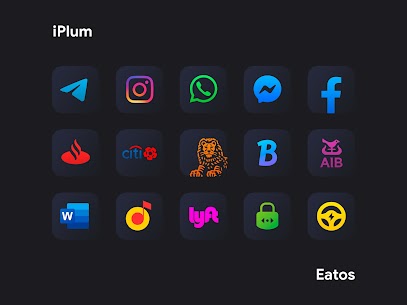 iPlum Black – Icon Pack 1.2.3 Apk 3
