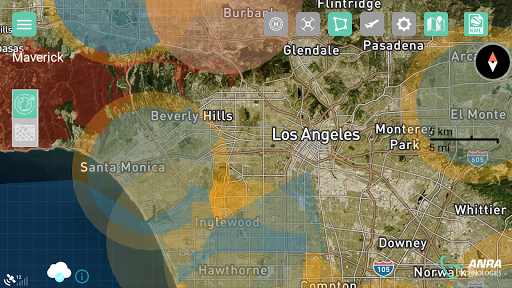 Android application ANRA Mission Planner screenshort