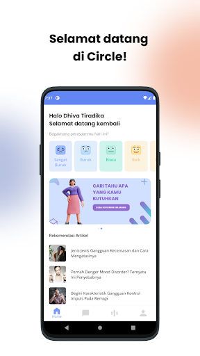 Android application Circle screenshort
