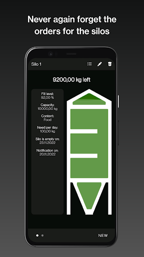 Android application Silo-Monitoring screenshort