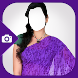 Indian Sari Photo Suit icon