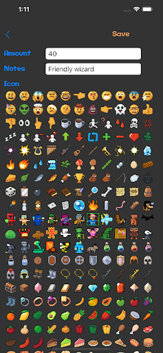 Dabloon Tracker Screen 2