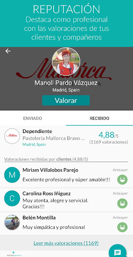 Android application QPeople | Experiencia de Emple screenshort