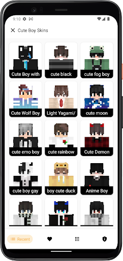 Cute Boy Skins for Minecraft Screen 3