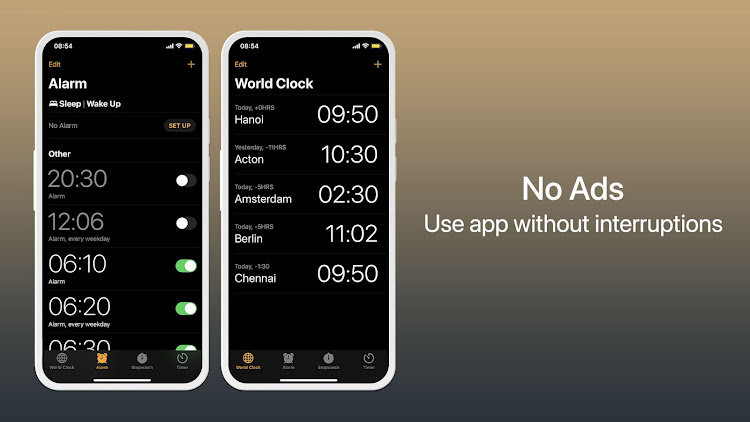 Clock Phone 15 Pro, Alarm Pro - 1.1.9 - (Android)