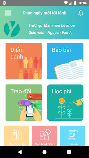 Android application YSchool Nhà Trường screenshort