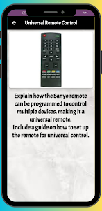 one for all remote guide