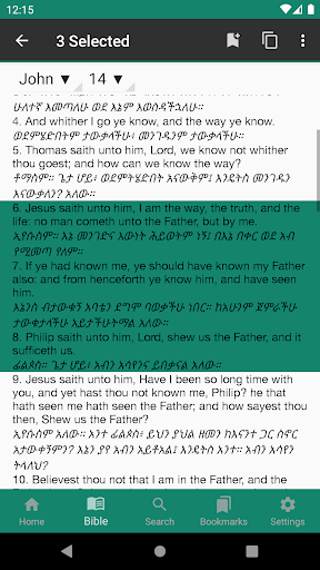 English - Amharic Bible Screen 3