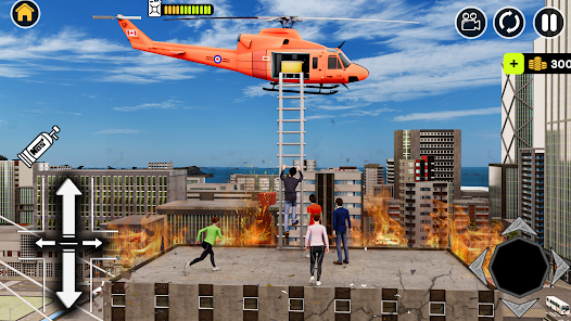 Helicopter Flying Sim 3D  screenshots 1