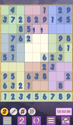 Sudoku V+, soduko puzzle game - Screenshot 1