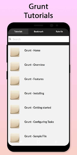 Android application Easy Grunt Tutorial screenshort