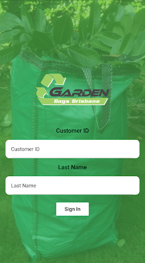 Android application Garden Bags screenshort