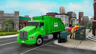 City Garbage Dump Truck Game - Screenshot 1