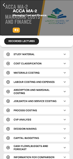 Wisdom School of Accountancy Screen 3
