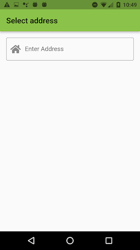 Android application Auckland Rubbish Collection screenshort