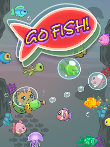 Captura de Pantalla 6 Fishing Games-Fisher Cat Divin android