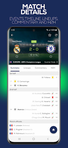 FastScore Live Scores Screen 3