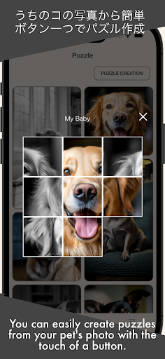 Android application MY PET PUZZLE screenshort