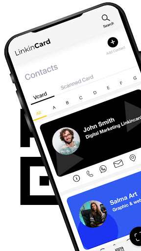 Android application Linkincard screenshort
