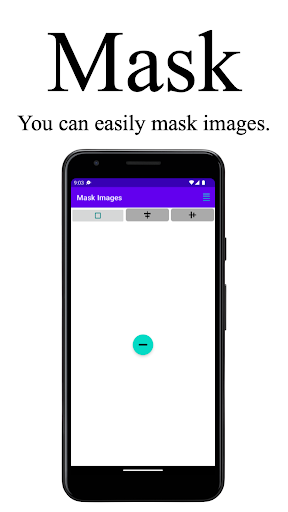 Android application Mask Images screenshort
