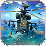 Stealth Gunship Helicopter Battle 3D icon