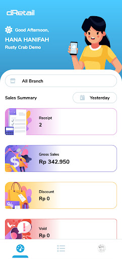 dRetail Mobile Screen 2