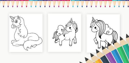 Little Unicorn Coloring Games