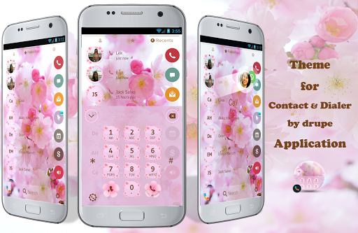 Theme Dialer Love Sakura Screenshot 1 - AppWisp.com