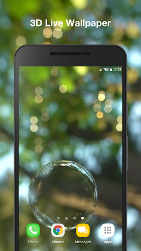 Android application Bubble Live Wallpaper screenshort