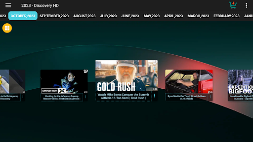 Screenshot of Discovery HD (Unofficial)