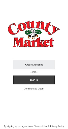 Android application Jerry’s County Markets screenshort