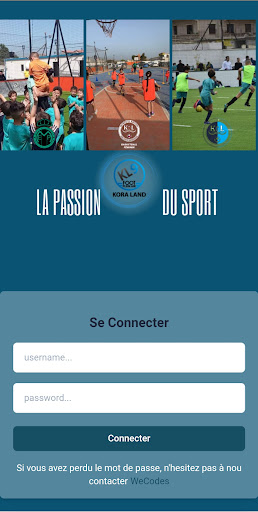 Android application Koraland Académie screenshort