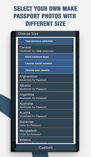 Passport Size Photo Maker Screen 3